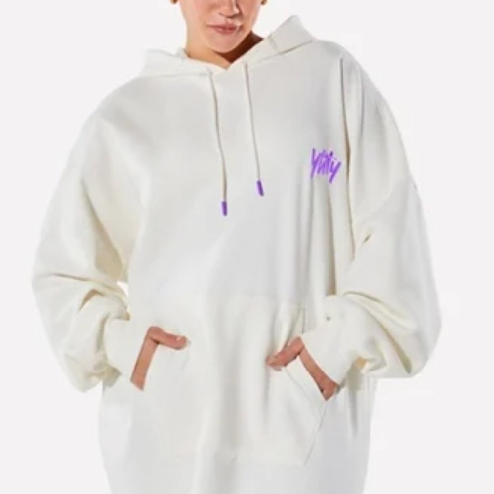 Major Label Oversized Hoodie - S - On My Ivories - NEW!